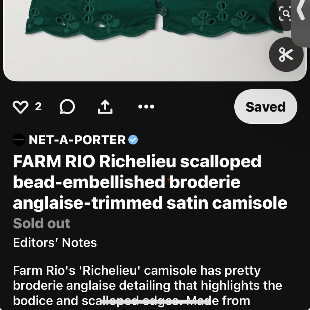 ISO Farm Rio Camisole - Picture 2 of 2